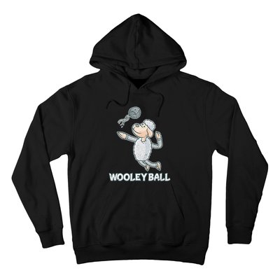 Wooley Ball Sheep Playing Volleyball Wool Lamb Farm Famer Hoodie