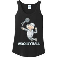 Wooley Ball Sheep Playing Volleyball Wool Lamb Farm Famer Ladies Essential Tank