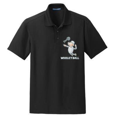 Wooley Ball Sheep Playing Volleyball Wool Lamb Farm Famer Dry Zone Grid Polo