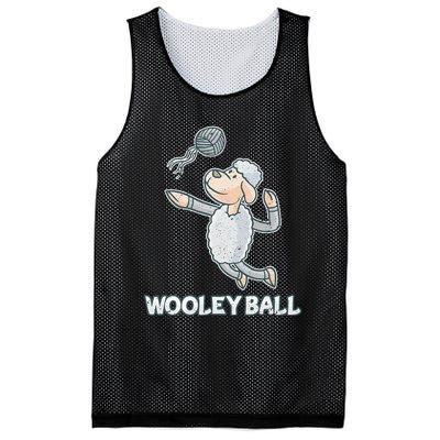 Wooley Ball Sheep Playing Volleyball Wool Lamb Farm Famer Mesh Reversible Basketball Jersey Tank