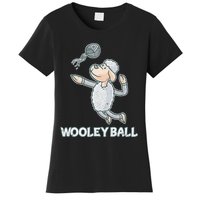 Wooley Ball Sheep Playing Volleyball Wool Lamb Farm Famer Women's T-Shirt