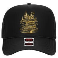 Wizard Book Shop High Crown Mesh Back Trucker Hat