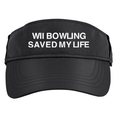 Wii Bowling Saved My Life Adult Drive Performance Visor