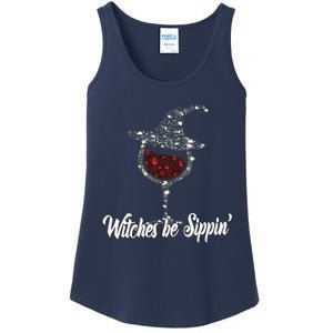 Witches Be Sippin Witch Squad Halloween Party Ladies Essential Tank