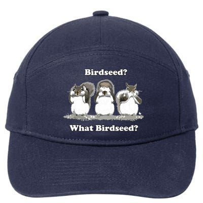 What Birdseed? Squirrel 7-Panel Snapback Hat