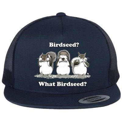 What Birdseed? Squirrel Flat Bill Trucker Hat