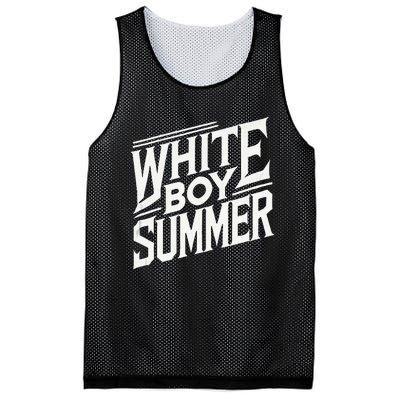 White Boy Summer Boating Funny Summer Mesh Reversible Basketball Jersey Tank