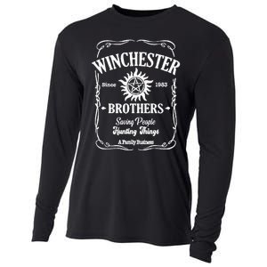 Winchester Brothers Saving People Hunting Things Cooling Performance Long Sleeve Crew