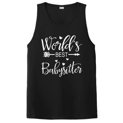 World's Best Sitter Gift PosiCharge Competitor Tank