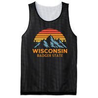 Wisconsin Badger State Mesh Reversible Basketball Jersey Tank