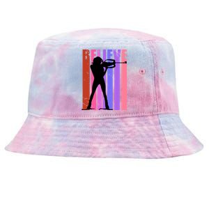 Wo Biathlon Shooting Guns Ski Skiiing Skier Winter Sport Gift Tie-Dyed Bucket Hat