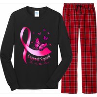 Woman Butterfly Support Squad Breast Cancer Warrior Pink Long Sleeve Pajama Set