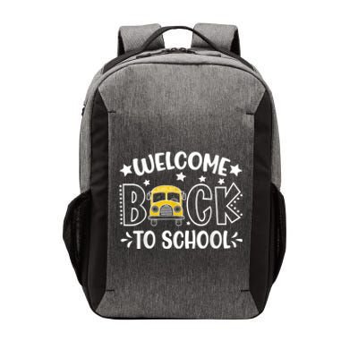 Welcome Back To School First Day Of School Teachers Kids Vector Backpack