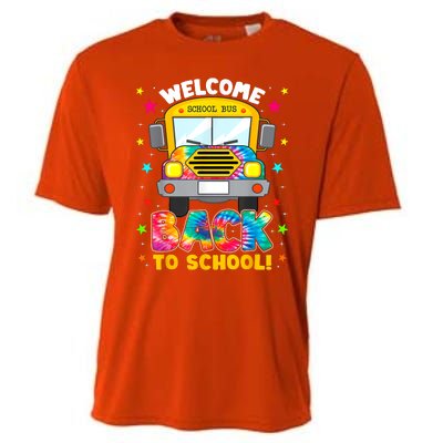 Welcome Back To School Funny Outfit School Bus Driver Cooling Performance Crew T-Shirt