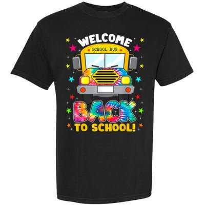 Welcome Back To School Funny Outfit School Bus Driver Garment-Dyed Heavyweight T-Shirt