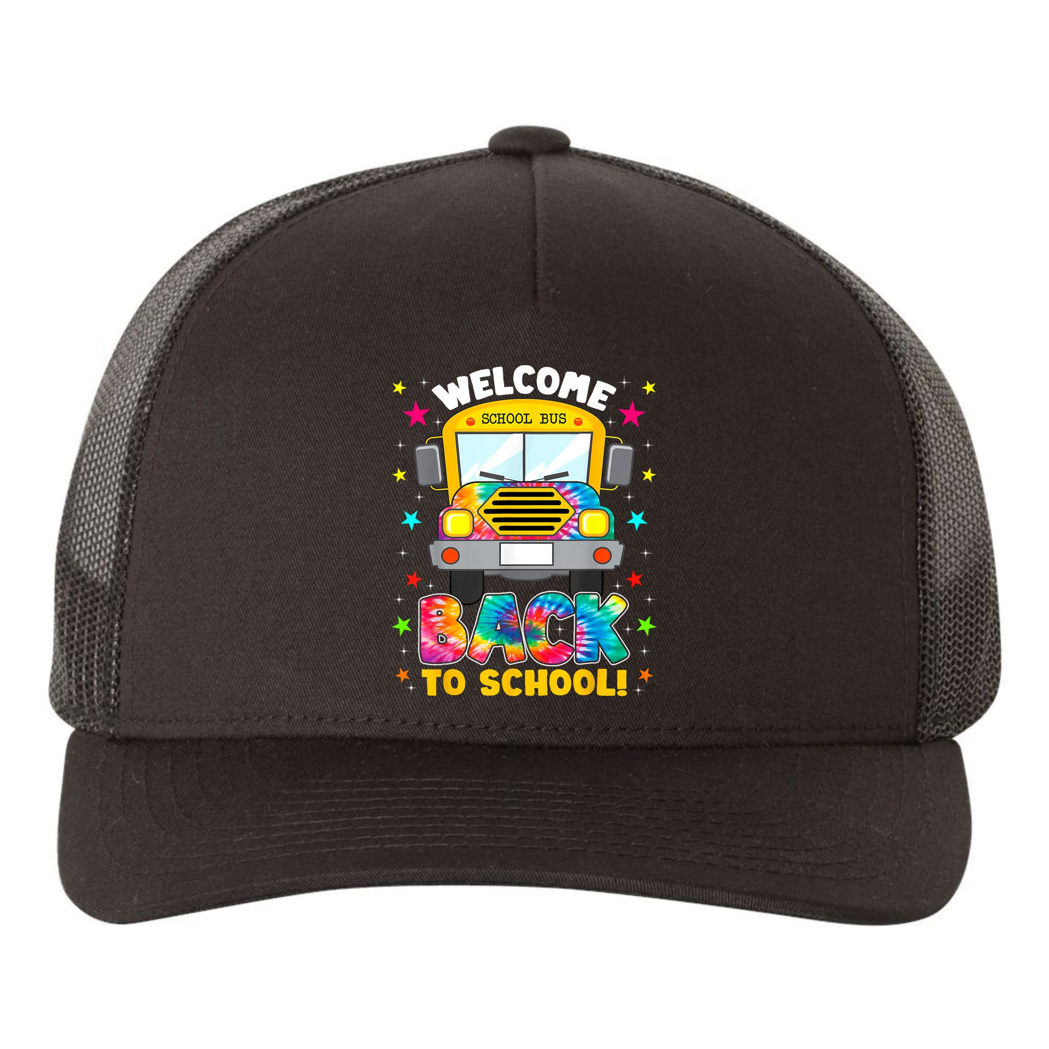 Welcome Back To School Funny Outfit School Bus Driver Yupoong Adult 5-Panel Trucker Hat