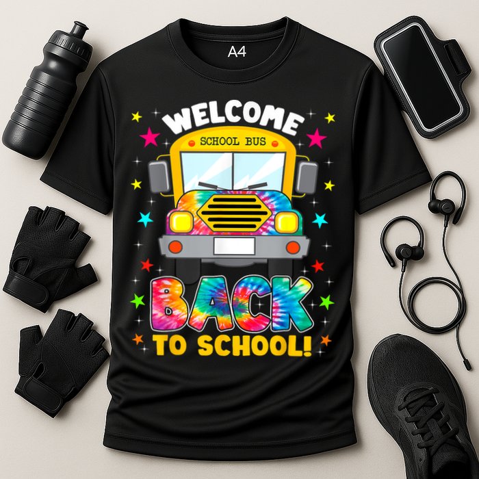 Welcome Back To School Funny Outfit School Bus Driver Cooling Performance Crew T-Shirt