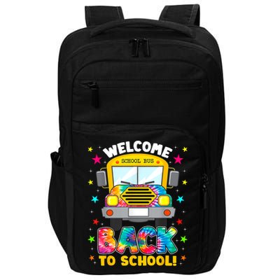 Welcome Back To School Funny Outfit School Bus Driver Impact Tech Backpack