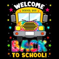 Welcome Back To School Funny Outfit School Bus Driver Button