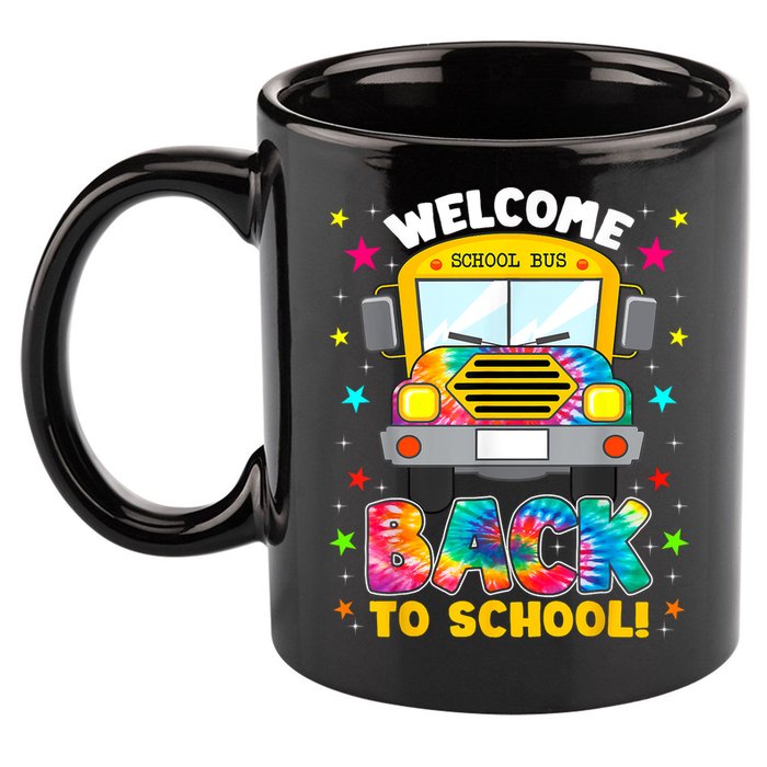 Welcome Back To School Funny Outfit School Bus Driver 11oz C Handle Ceramic Mug