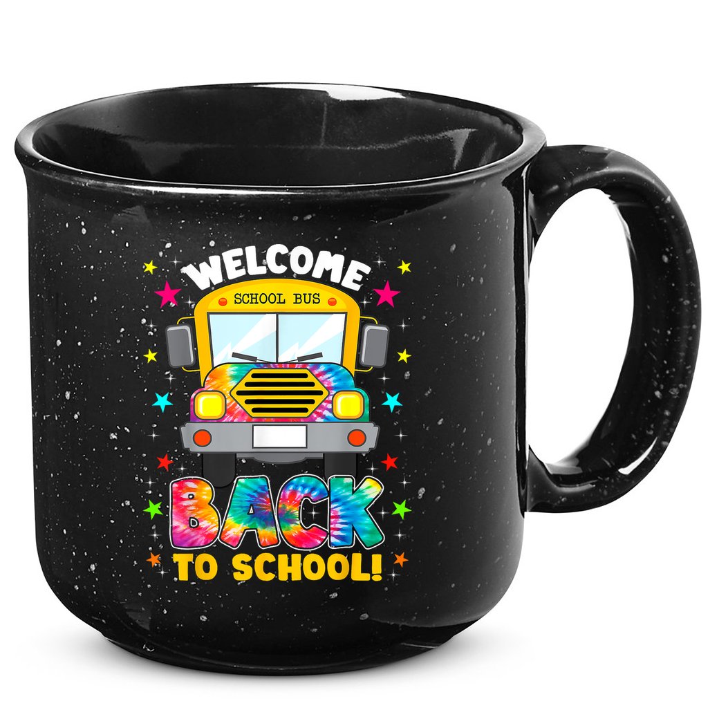 Welcome Back To School Funny Outfit School Bus Driver 15oz Campfire Ceramic Mug