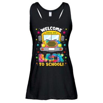Welcome Back To School Funny Outfit School Bus Driver Ladies Essential Flowy Tank