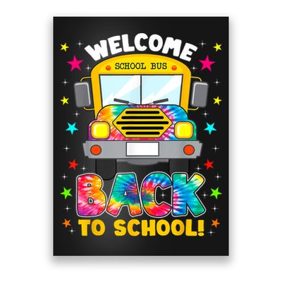 Welcome Back To School Funny Outfit School Bus Driver Poster