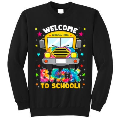 Welcome Back To School Funny Outfit School Bus Driver Tall Sweatshirt