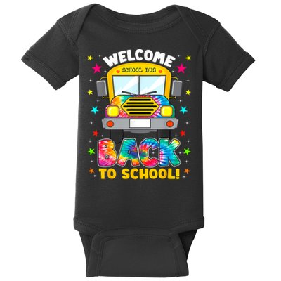 Welcome Back To School Funny Outfit School Bus Driver Baby Bodysuit