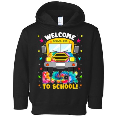 Welcome Back To School Funny Outfit School Bus Driver Toddler Hoodie