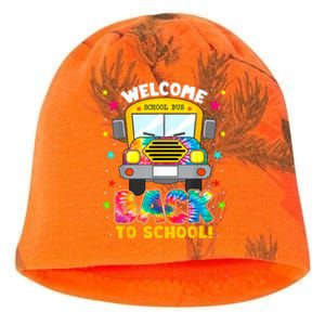 Welcome Back To School Funny Outfit School Bus Driver Kati - Camo Knit Beanie