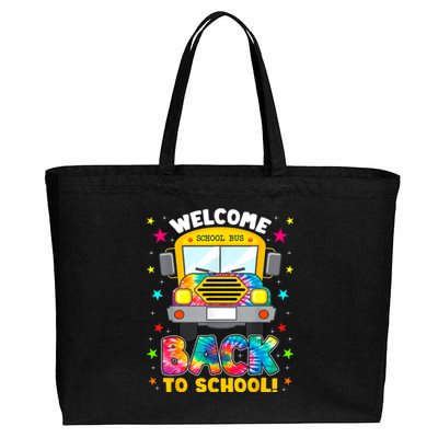 Welcome Back To School Funny Outfit School Bus Driver Cotton Canvas Jumbo Tote