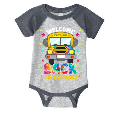 Welcome Back To School Funny Outfit School Bus Driver Infant Baby Jersey Bodysuit