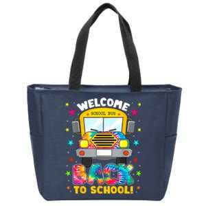 Welcome Back To School Funny Outfit School Bus Driver Zip Tote Bag