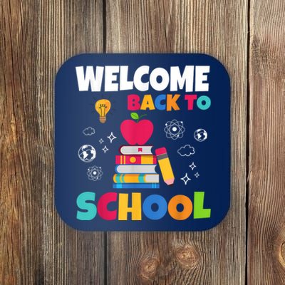 Welcome Back To School First Day Of School Teachers Kids Coaster