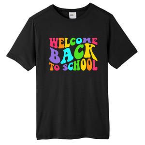 Welcome Back To School 1st Day Of School Students Teacher Tall Fusion ChromaSoft Performance T-Shirt