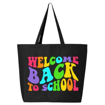 Welcome Back To School 1st Day Of School Students Teacher 25L Jumbo Tote