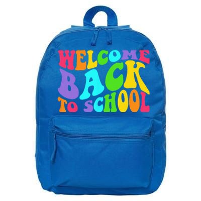 Welcome Back To School 1st Day Of School Students Teacher 16 in Basic Backpack