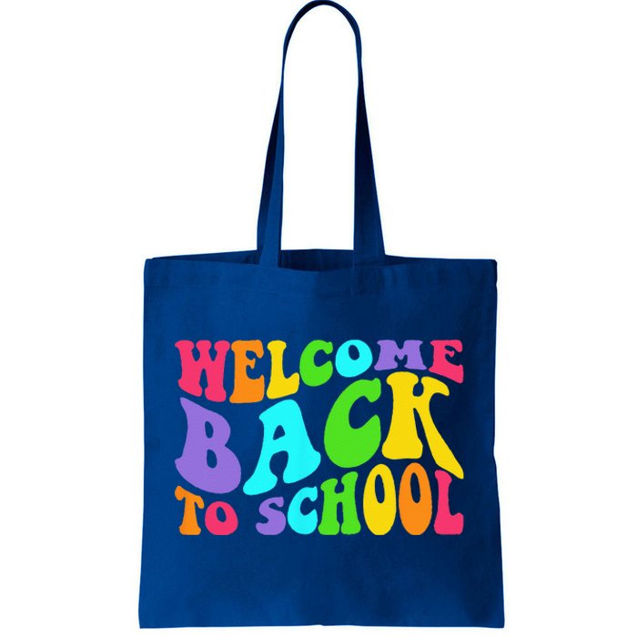 Welcome Back To School 1st Day Of School Students Teacher Tote Bag