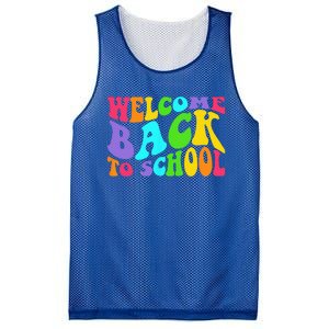 Welcome Back To School 1st Day Of School Students Teacher Mesh Reversible Basketball Jersey Tank