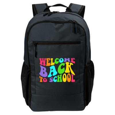 Welcome Back To School 1st Day Of School Students Teacher Daily Commute Backpack