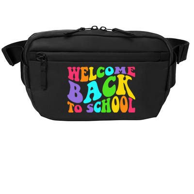 Welcome Back To School 1st Day Of School Students Teacher Crossbody Pack