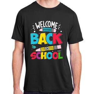 Welcome Back To School For Teachers Students Adult ChromaSoft Performance T-Shirt