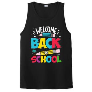 Welcome Back To School For Teachers Students PosiCharge Competitor Tank