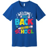 Welcome Back To School For Teachers Students Premium T-Shirt