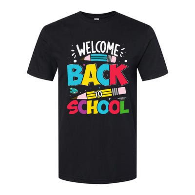 Welcome Back To School For Teachers Students Softstyle CVC T-Shirt