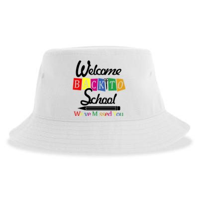 Welcome Back To School We've Missed You Sustainable Bucket Hat