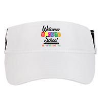 Welcome Back To School We've Missed You Adult Drive Performance Visor