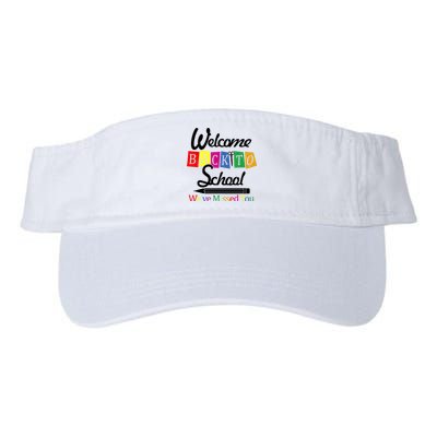 Welcome Back To School We've Missed You Valucap Bio-Washed Visor