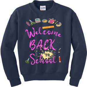 Welcome Back To School Funny Gift Kids Sweatshirt